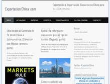 Tablet Screenshot of exportacionchina.com